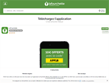 Tablet Screenshot of lafourchette.com